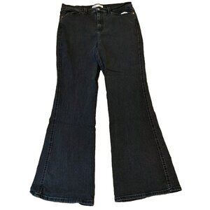 Levi's Jeans Womens 32 Flare Zip Fly Wide Leg Signature Denim High Rise Casual